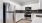 Kitchen with white cabinets and stainless steel appliances